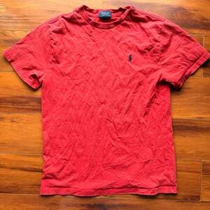 Polo Ralph Lauren Boys Red Short Sleeve Crewneck T-Shirt Size L (14-16)